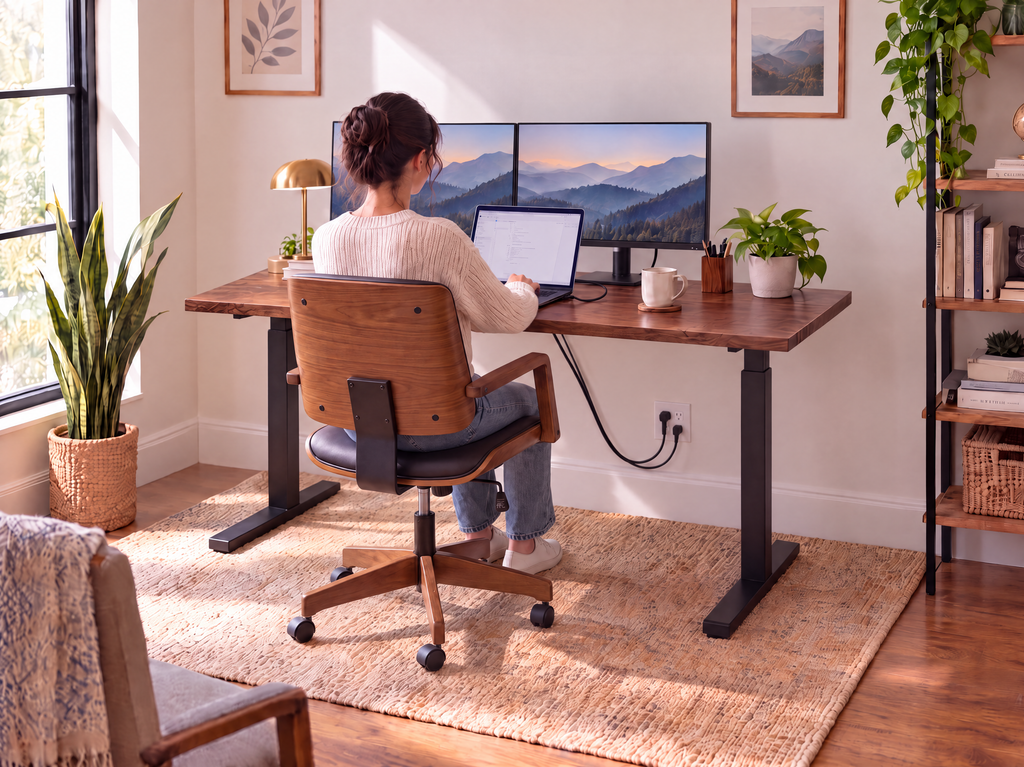 Solid Walnut Standing Desk Top: 4 Size Options
