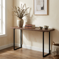 Solid Walnut Console Table: 3 Size Options
