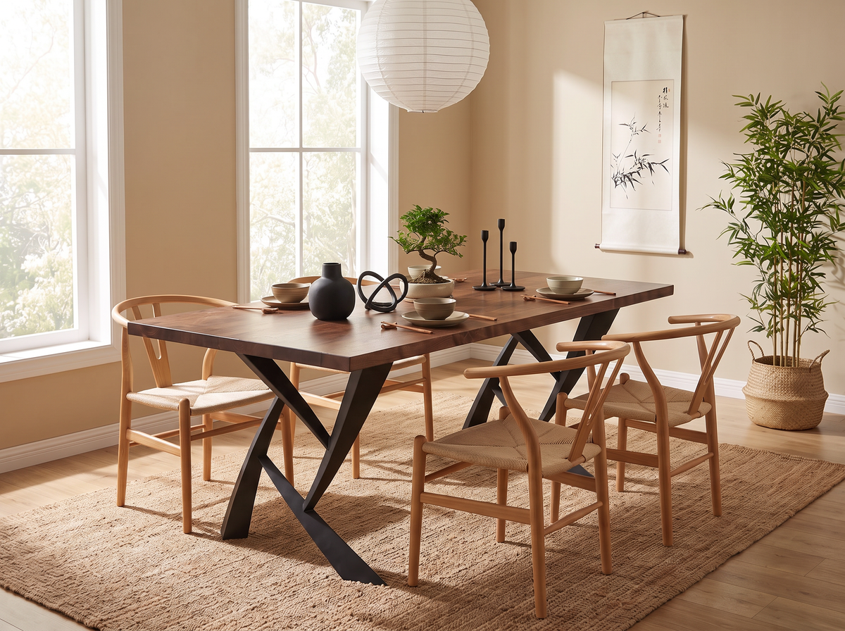 Solid Walnut Dining Table: 6 Size Options to Seat 4-10
