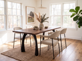 Solid Walnut Dining Table: 6 Size Options to Seat 4-10