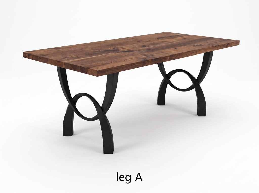 Solid Walnut Dining Table: 6 Size Options to Seat 4-10