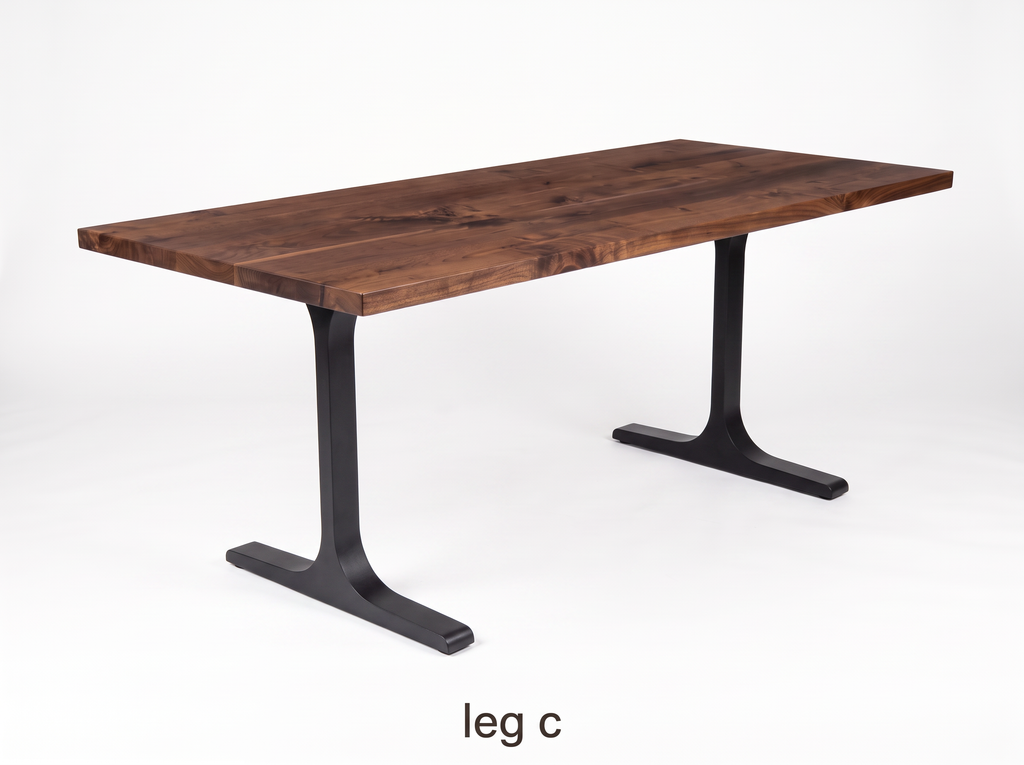Solid Walnut Dining Table: 6 Size Options to Seat 4-10