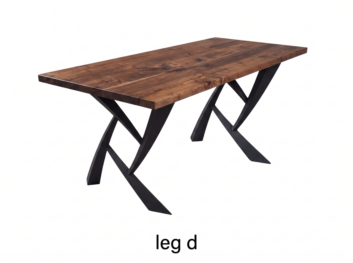 Solid Walnut Dining Table: 6 Size Options to Seat 4-10