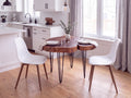 Kitchen image of this walnut cookie table, AI-edited from our shop photos